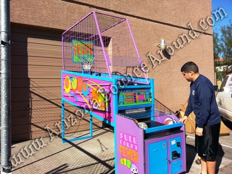 Full Court Fever electronic basketball game rental phoenix